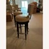 Leather (bone) Swivel Bar Stools