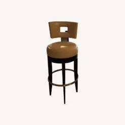 Leather (bone) Swivel Bar Stools -Othee Home Shop 1500 1500 frame 0 1966