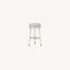 Other Swivel Bar Stool In Cream Velvet W/ Wood Frame