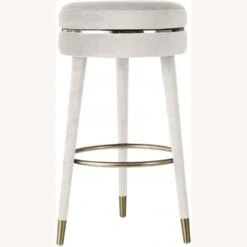Other Swivel Bar Stool In Cream Velvet W/ Wood Frame -Othee Home Shop 1500 1500 frame 0 2015