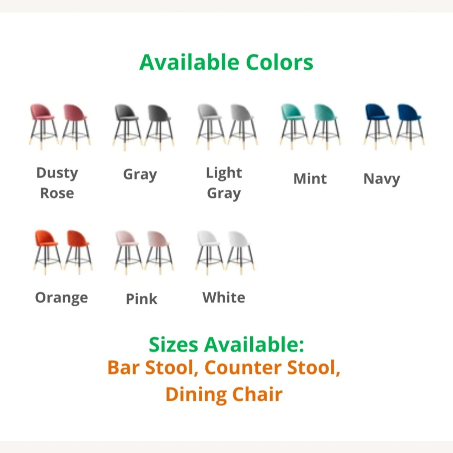 Other Counter Stool In Gray Velvet W/ Diamond Patterns 4 Other Counter Stool In Gray Velvet W/ Diamond Patterns - Image 4