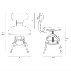 Other Stool In Brown Bentwood W/ Steel Swag Legs Finish -Othee Home Shop 1500 1500 frame 0 2046
