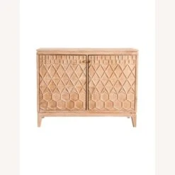 Other Accent Cabinet In White Distressed Wood Finish