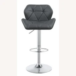 Other Bar Stool In Grey Leatherette W/ Foot Pedestal -Othee Home Shop 1500 1500 frame 0 2050