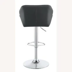 Other Bar Stool In Grey Leatherette W/ Foot Pedestal -Othee Home Shop 1500 1500 frame 0 2055