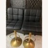 Other Set Of Black Leather Bar Stools