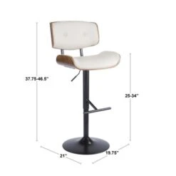 AllModern Wade Logan Cream Adjustable Swivel Bar Stool -Othee Home Shop 1500 1500 frame 0 2083