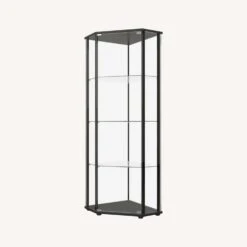 Other Curio Cabinet In Black Wood Finish W/ Glass Door 8 Other Curio Cabinet In Black Wood Finish W/ Glass Door -Othee Home Shop 1500 1500 frame 0 21