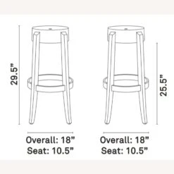 Other Bar Stool In Clear Acrylic Finish -Othee Home Shop 1500 1500 frame 0 2111