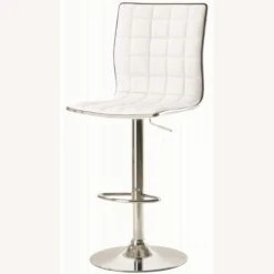 Other Bar Stool In White Leatherette W/ Adjustable Base -Othee Home Shop 1500 1500 frame 0 2124