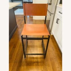 Pottery Barn Hardy Tan Leather Counter Stool -Othee Home Shop 1500 1500 frame 0 2129