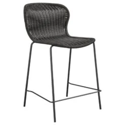 Other Counter Stool In Brown Rattan With Sandy Black Legs -Othee Home Shop 1500 1500 frame 0 2160