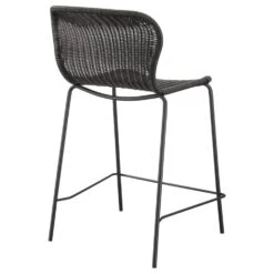 Other Counter Stool In Brown Rattan With Sandy Black Legs -Othee Home Shop 1500 1500 frame 0 2163