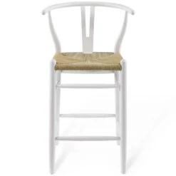 Other Counter Stool In White With Woven Paper Rope Seat -Othee Home Shop 1500 1500 frame 0 2189