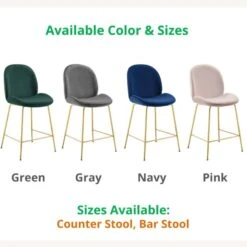 Other Counter Stool In Gray Polyester Fabric & Gold Legs -Othee Home Shop 1500 1500 frame 0 2196
