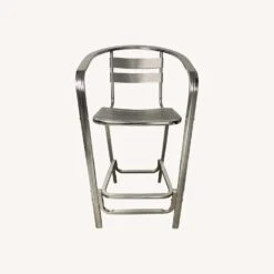 Aluminum Armrest Bar Stool