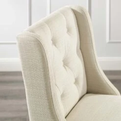 Other Bar Stool In Beige Polyester Fabric W/Sleek Curves -Othee Home Shop 1500 1500 frame 0 2262