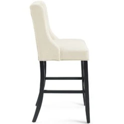 Other Bar Stool In Beige Polyester Fabric W/Sleek Curves -Othee Home Shop 1500 1500 frame 0 2266