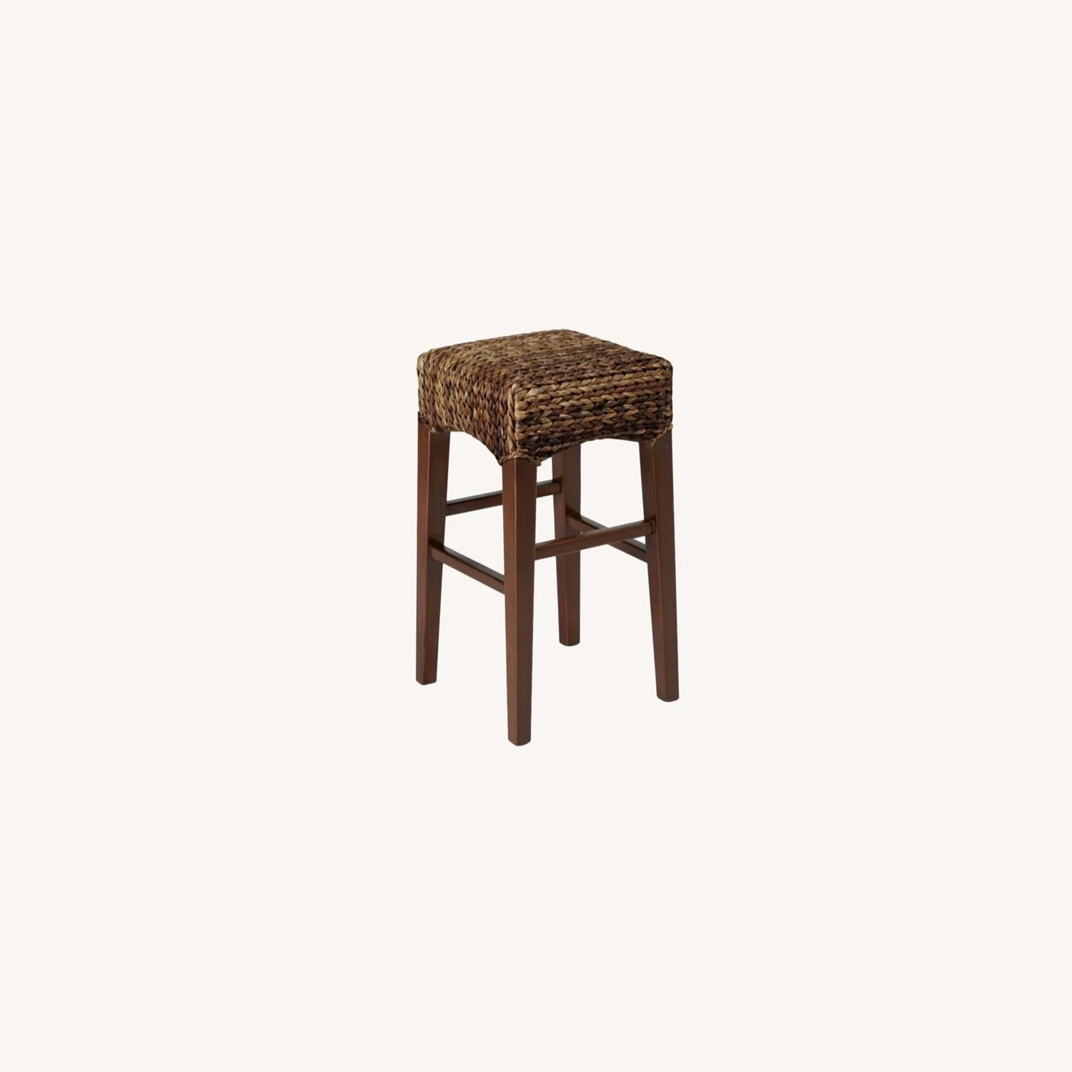 Pottery Barn Seagrass Backless Bar Stool, Counter 2 Pottery Barn Seagrass Backless Bar Stool, Counter - Image 2