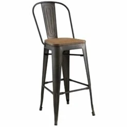 Other Bar Stool In Bamboo Seat & Brown Steel Finish -Othee Home Shop 1500 1500 frame 0 2284