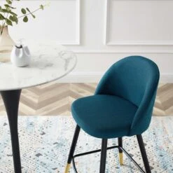 Other Counter Stool In Azure Fabric W/Rounded Silhouette -Othee Home Shop 1500 1500 frame 0 2291