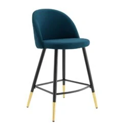 Other Counter Stool In Azure Fabric W/Rounded Silhouette -Othee Home Shop 1500 1500 frame 0 2293
