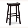 Pottery Barn Tibetan Bar Height Stool, Black