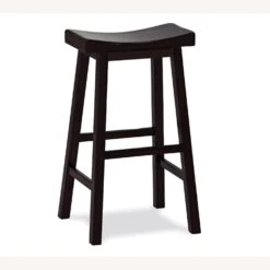 Pottery Barn Tibetan Bar Height Stool, Black