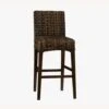 Pottery Barn Seagrass Bar Stool, Bar Height,Havana