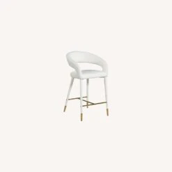 Other Counter Stool In White Faux Leather W/Rounded Back -Othee Home Shop 1500 1500 frame 0 2351