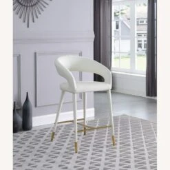 Other Counter Stool In White Faux Leather W/Rounded Back -Othee Home Shop 1500 1500 frame 0 2352