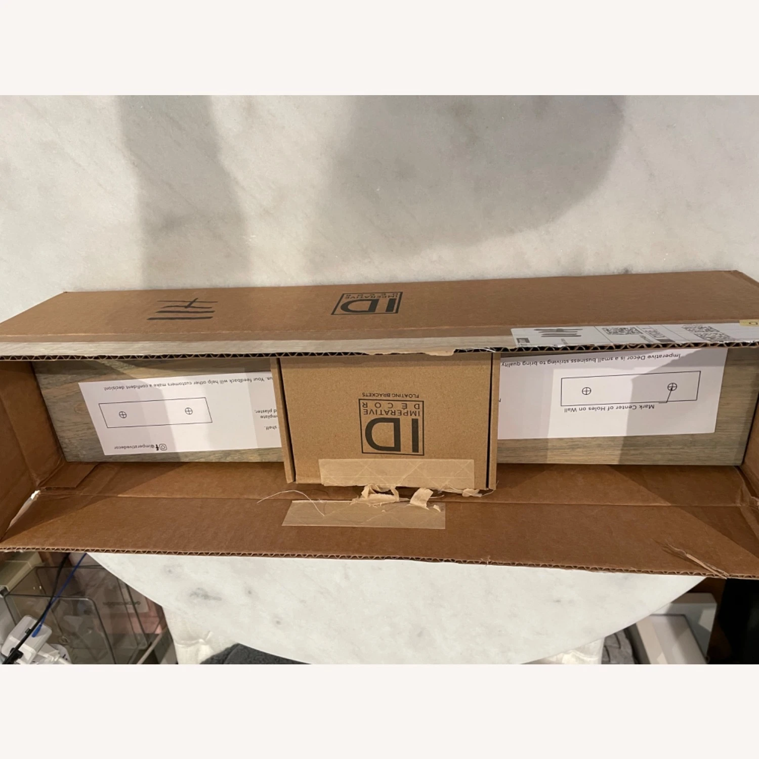 Other 24 Inch Gray Floating Shelves, Set Of 2 2 Other 24 Inch Gray Floating Shelves, Set Of 2 - Image 2