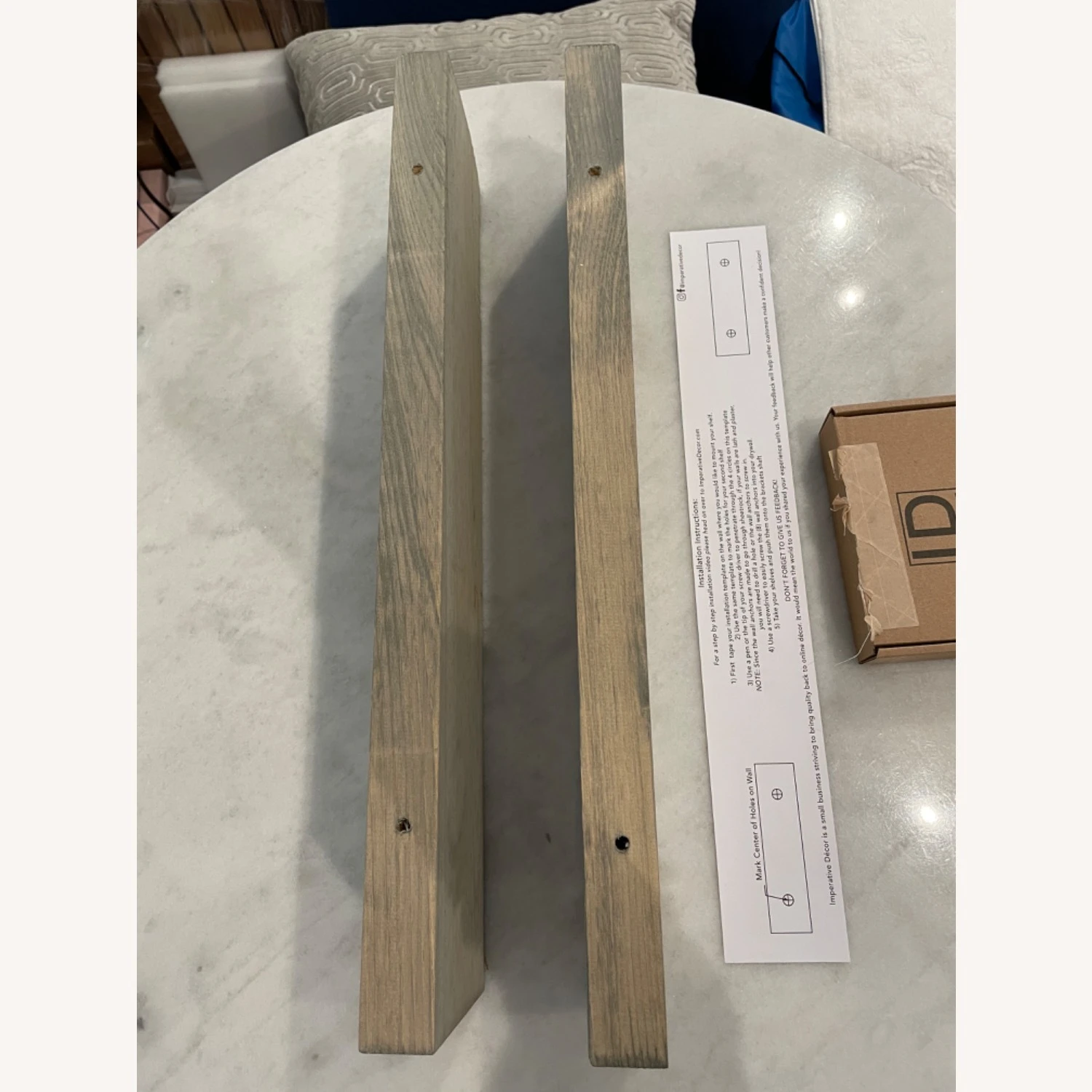 Other 24 Inch Gray Floating Shelves, Set Of 2 4 Other 24 Inch Gray Floating Shelves, Set Of 2 - Image 4