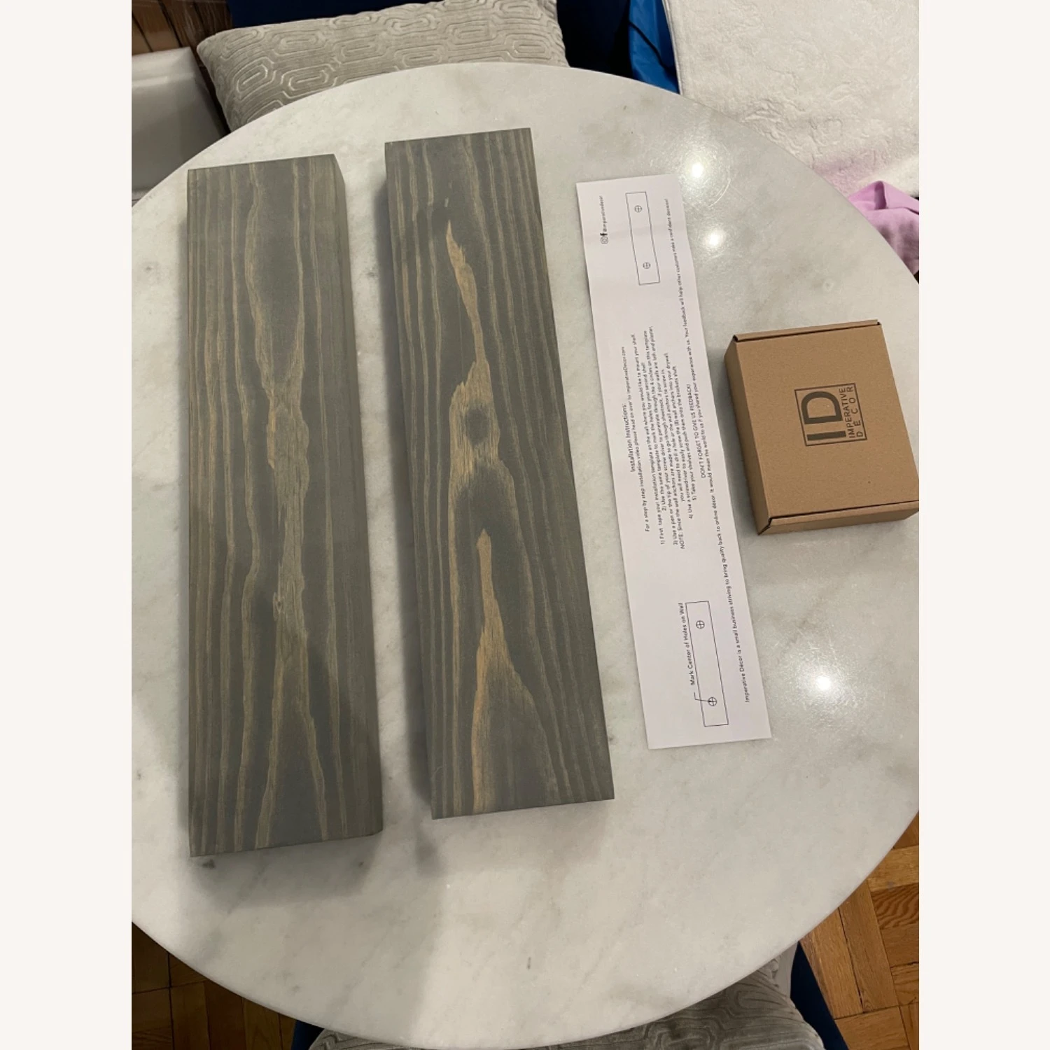 Other 24 Inch Gray Floating Shelves, Set Of 2 7 Other 24 Inch Gray Floating Shelves, Set Of 2 - Image 7