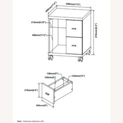 Other CPU Stand In Black Oak W/ Silver Metal Handle -Othee Home Shop 1500 1500 frame 0 237