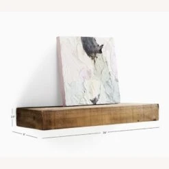 West Elm Reclaimed Pine (24") Floating Shelf, Solid Wood
