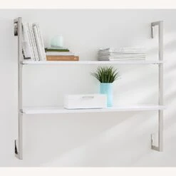 Pottery Barn Olivia Wall Mounted Shelves - 2 Tier -Othee Home Shop 1500 1500 frame 0 2406
