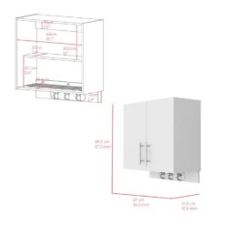 Other Wall Storage Cabinet Alikuri, White Finish -Othee Home Shop 1500 1500 frame 0 2423