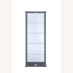 Other Curio Cabinet In Black W/ Magnetic Glass Door