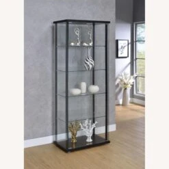 Other Curio Cabinet In Black W/ Magnetic Glass Door 11 Other Curio Cabinet In Black W/ Magnetic Glass Door -Othee Home Shop 1500 1500 frame 0 2439