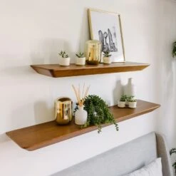 Slim Floating Shelf, Dark Walnut, 4 Feet -Othee Home Shop 1500 1500 frame 0 2489