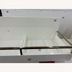 Pottery Barn Gold Polished Cubby Shelf -Othee Home Shop 1500 1500 frame 0 2492