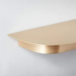 CB2 Collar Brass Wall Shelf Small 18" -Othee Home Shop 1500 1500 frame 0 2533