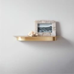 CB2 Collar Brass Wall Shelf Small 18" -Othee Home Shop 1500 1500 frame 0 2535