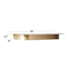 CB2 Collar Brass Wall Shelf Small 18" -Othee Home Shop 1500 1500 frame 0 2536