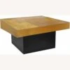 Other Coffee Table In Gold Textured Metal Top Finish