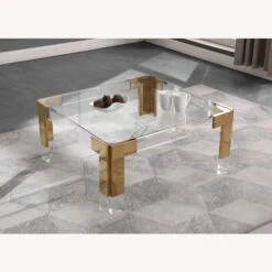 Other Coffee Table In Clear Acrylic & Gold Steel Base -Othee Home Shop 1500 1500 frame 0 2656