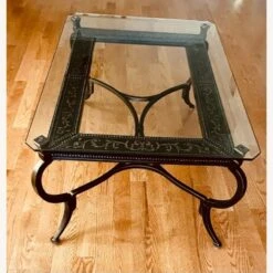 Other Nail Head Bronze - Glass Coffee Table -Othee Home Shop 1500 1500 frame 0 2664