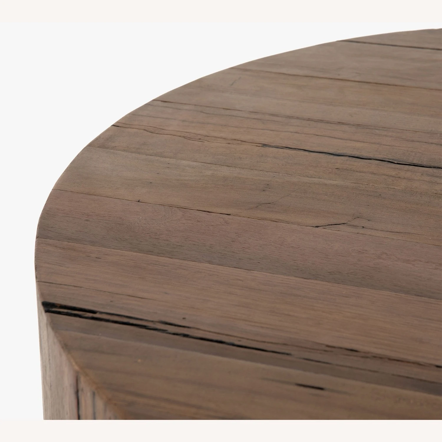 Pottery Barn Fargo Round Reclaimed Wood Coffee Table 5 Pottery Barn Fargo Round Reclaimed Wood Coffee Table - Image 5