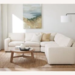 Pottery Barn Rustic Farmhouse Round Coffee Table -Othee Home Shop 1500 1500 frame 0 2677